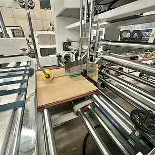 box folder gluer stitcher machine